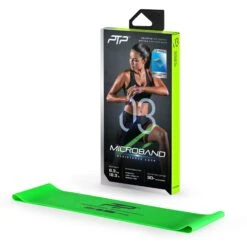 PTP MicroBand - Versatile Resistance Band For Strength And Mobility -Elite Fitness Store 1 MicroBand Geen pack w band WhiteBG