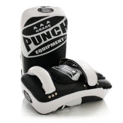 AAA CURVED THAI PADS -Elite Fitness Store AAACURVEDTHAIPADSWHITE