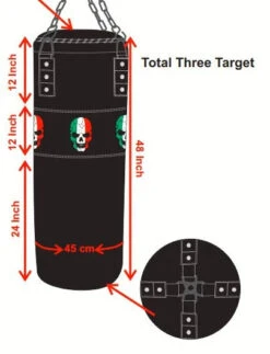 BOXING BAG - Mexican® REFILLABLE - WIDE - 4FT -Elite Fitness Store BOXINGBAG Mexican REFILLABLE WIDE 4FT5
