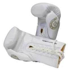 BOXING GLOVES - Mexican LUCKY 13 - LACE UP - WHITE -Elite Fitness Store BOXINGGLOVES MexicanLUCKY13 LACEUP WHITE4