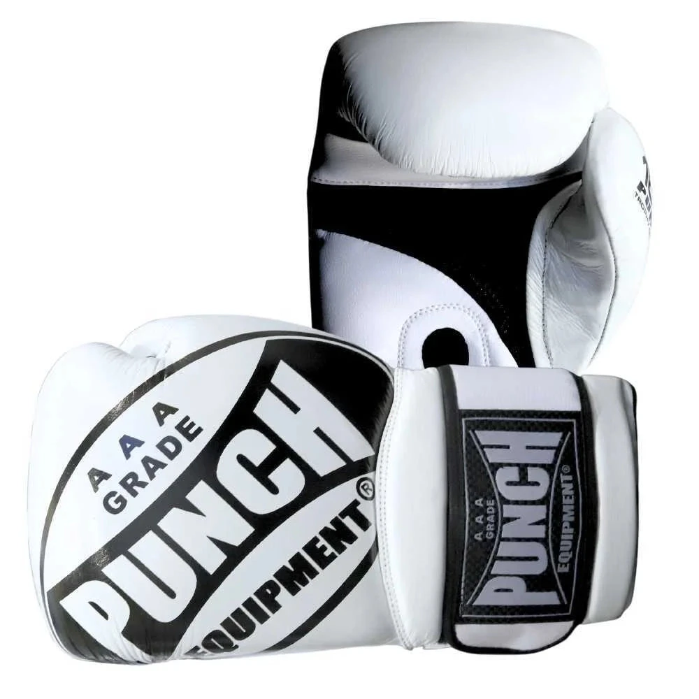 BOXING GLOVES - XL HAND FIT - 16oz - WHITE 4 BOXING GLOVES - XL HAND FIT - 16oz - WHITE - Image 4