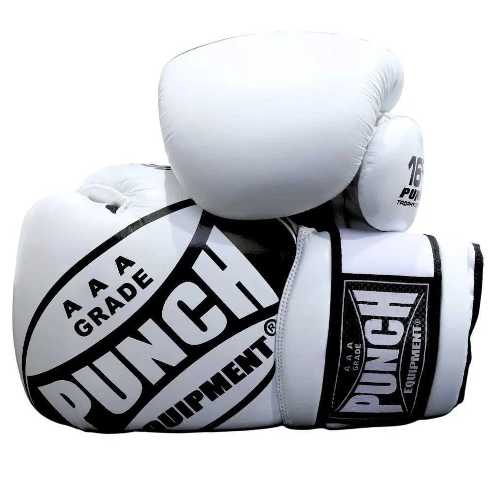 BOXING GLOVES - XL HAND FIT - 16oz - WHITE 2 BOXING GLOVES - XL HAND FIT - 16oz - WHITE - Image 2