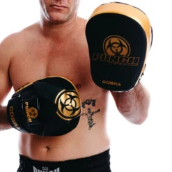 AAA Punch Focus Pads - Urban Cobra 9 AAA Punch Focus Pads - Urban Cobra -Elite Fitness Store Cobra focus pad lifestyle