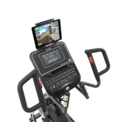 Spirit XE395V2 Elliptical -Elite Fitness Store Console 3 4 left iPad