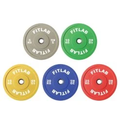 FITLAB PREMIUM COLOURED BUMPER PLATES
