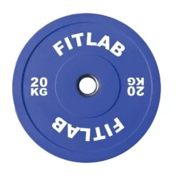 FITLAB PREMIUM COLOURED BUMPER PLATES -Elite Fitness Store FITLAB 20KG BUMPER