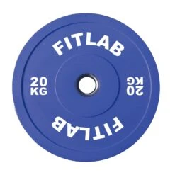 FITLAB PREMIUM COLOURED BUMPER PLATES - 20kg