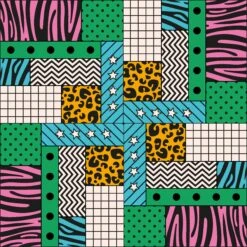 Rad Retro - Hooded Gym Towel -Elite Fitness Store FRONT 80s001 MemphisDesign8