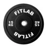 Fitlab Premium Black Bumper Plates - 15kg