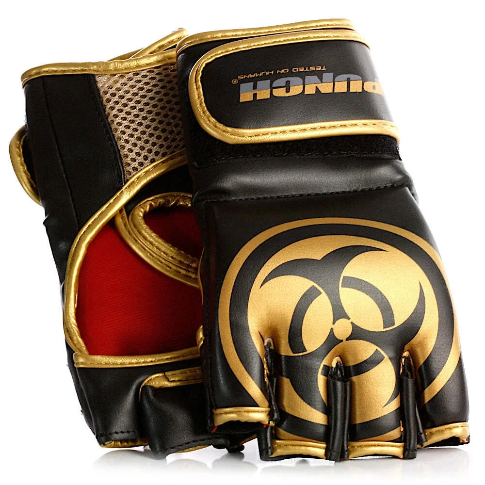 MMA GLOVES - Urban - BLACK/GOLD 2 MMA GLOVES - Urban - BLACK/GOLD - Image 2
