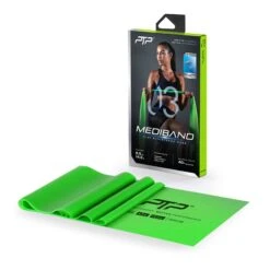 PTP MediBand - Versatile Resistance Band For Rehabilitation And Strengthening -Elite Fitness Store MediGreenHero Whitebg