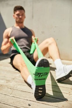 PTP MediBand - Versatile Resistance Band For Rehabilitation And Strengthening -Elite Fitness Store MediGreenMatt2 P