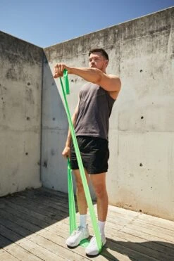 PTP MediBand - Versatile Resistance Band For Rehabilitation And Strengthening -Elite Fitness Store MediGreenMatt4 P