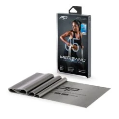 PTP MediBand - Versatile Resistance Band For Rehabilitation And Strengthening -Elite Fitness Store MediGreyHero Whitebg