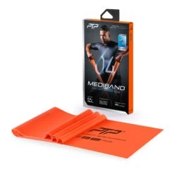 PTP MediBand - Versatile Resistance Band For Rehabilitation And Strengthening -Elite Fitness Store MediOrangeHero Whitebg