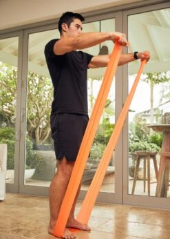 PTP MediBand - Versatile Resistance Band For Rehabilitation And Strengthening -Elite Fitness Store MediOrangeShaun2 P