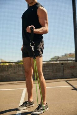 PTP Mini PowerTube Elite Resistance Bands - Versatile Set For Strength And Mobility -Elite Fitness Store PTMiniGreenRhodes2 P