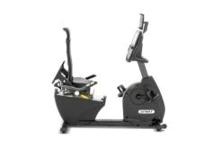 Spirit XBR55ENT Recumbent Bike (Entertainment Series) -Elite Fitness Store Right armrest folded
