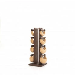 NOHRD SWINGBELL TOWER SET -Elite Fitness Store SwingTowerWalnut Natural
