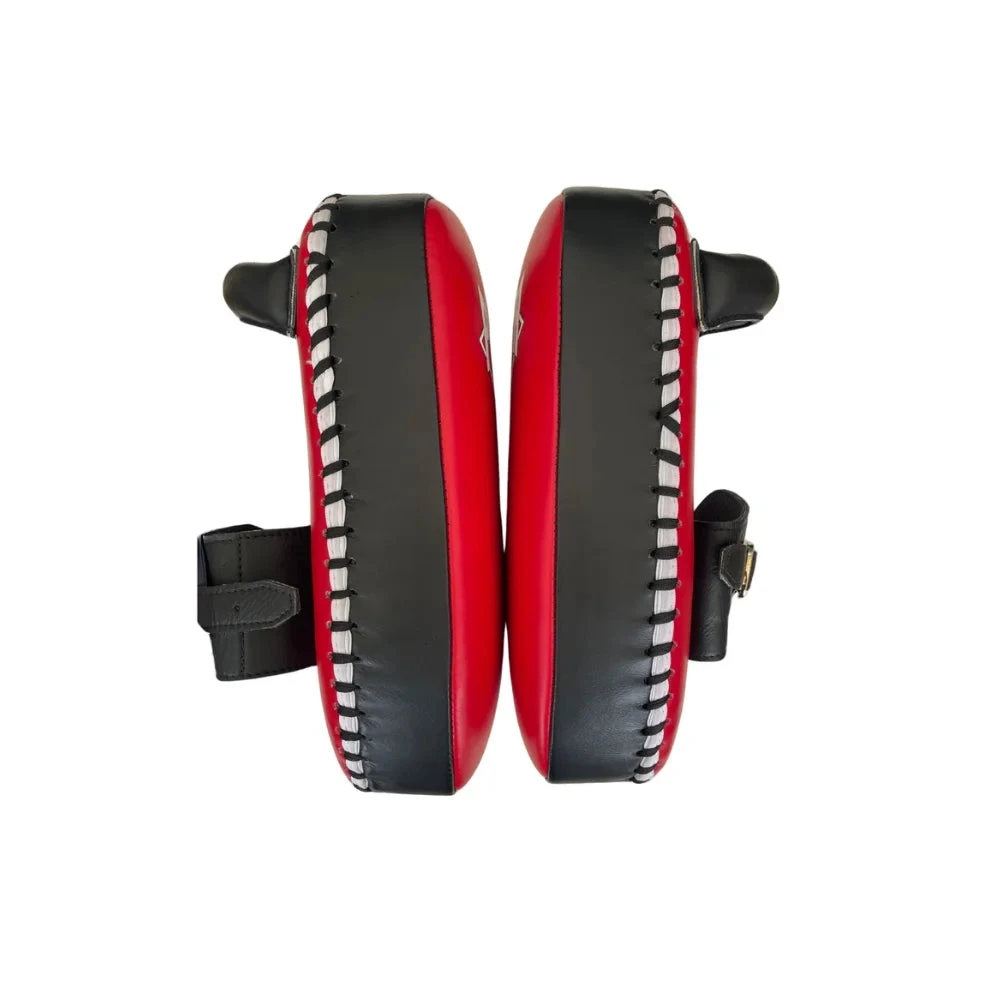 THAI PAD - Siam™ - LEATHER- SINGLE STRAP BUCKLE - RED/WHITE 2 THAI PAD - Siam™ - LEATHER- SINGLE STRAP BUCKLE - RED/WHITE - Image 2