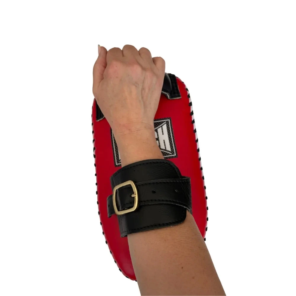 THAI PAD - Siam™ - LEATHER- SINGLE STRAP BUCKLE - RED/WHITE 4 THAI PAD - Siam™ - LEATHER- SINGLE STRAP BUCKLE - RED/WHITE - Image 4