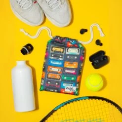 Cassette Crush - Hooded Gym Towel -Elite Fitness Store towel 3